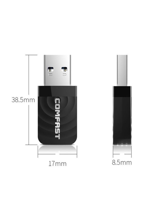 Driver-free USB Wireless Gigabit Network Card WIFI Transmitter Receiver