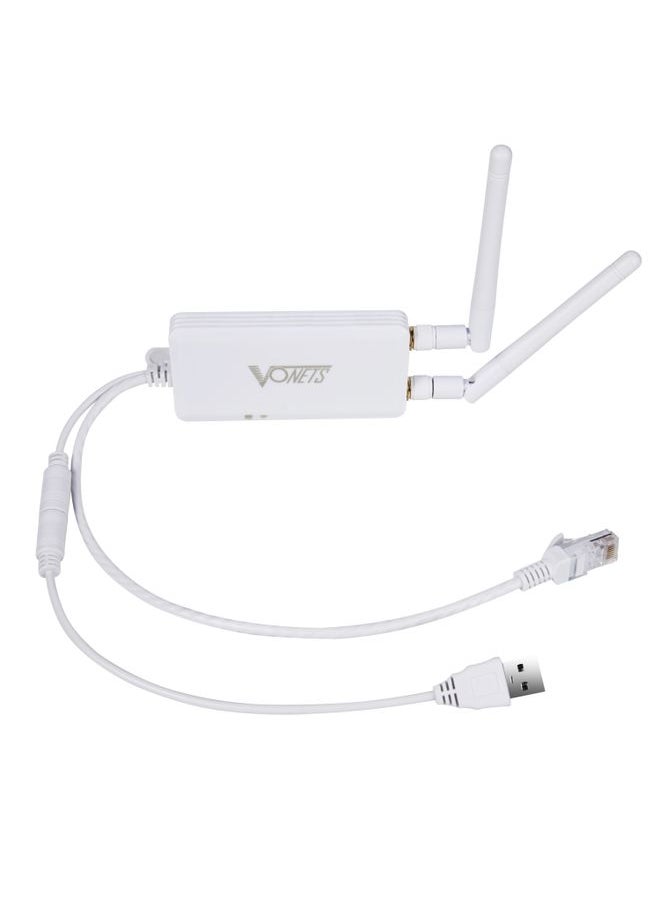 VONETS VAP11S 2.4G Mini Wireless Bridge 300Mbps WiFi Repeater with 2 Antennas