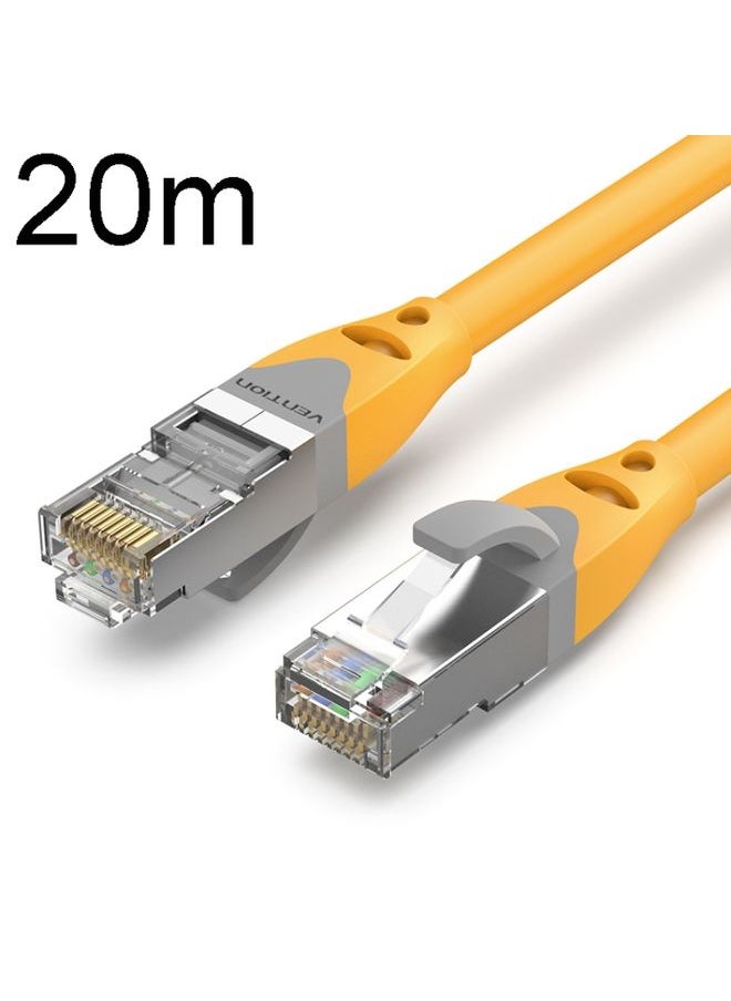 20m CAT6 Gigabit Ethernet Double Shielded Cable High Speed Broadband Cable