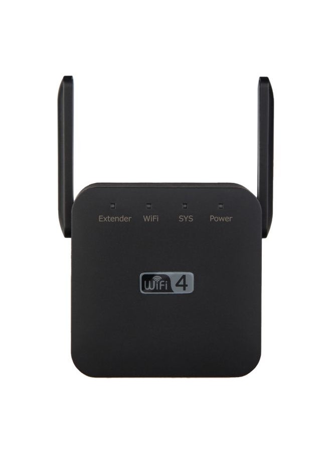 2.4G 300M Wi-Fi Amplifier Long Range WiFi Repeater Wireless Signal Booster UK Plug Black