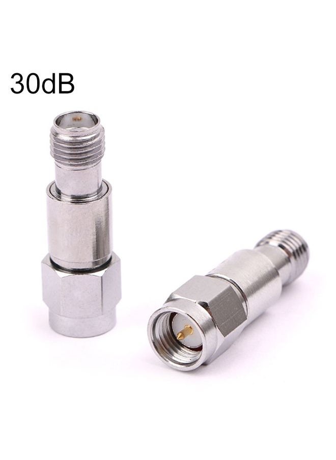 30dBi SMA Attenuator DC-6GHz SMA Coaxial Fixed Connectors
