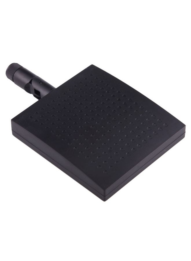 12dBi SMA Male Connector 2.4GHz Panel WiFi Antenna(Black)