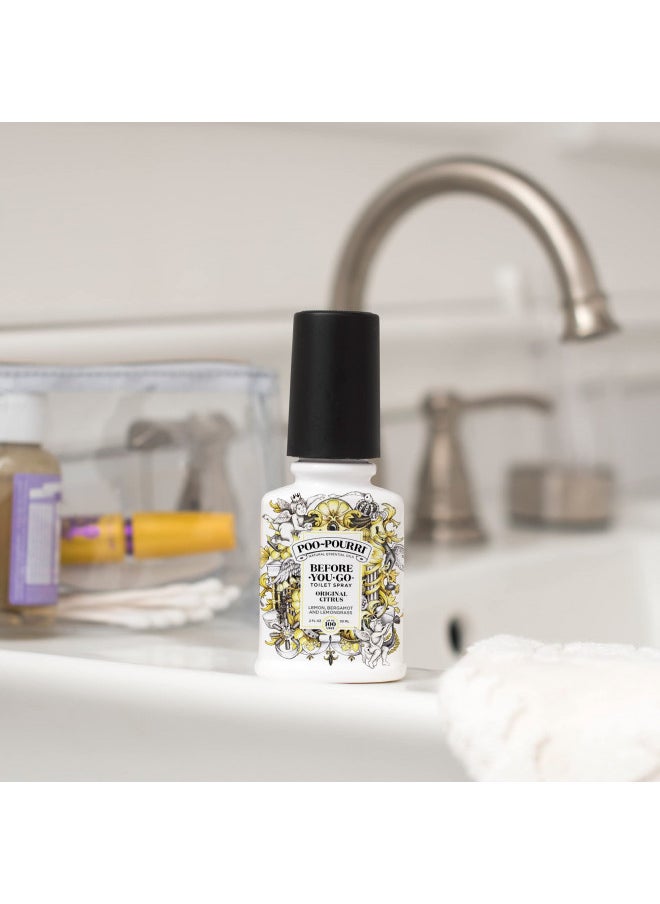 Poo-Pourri Before-You-Go Toilet Spray 2-Ounce Bottle, Original (PP-002)