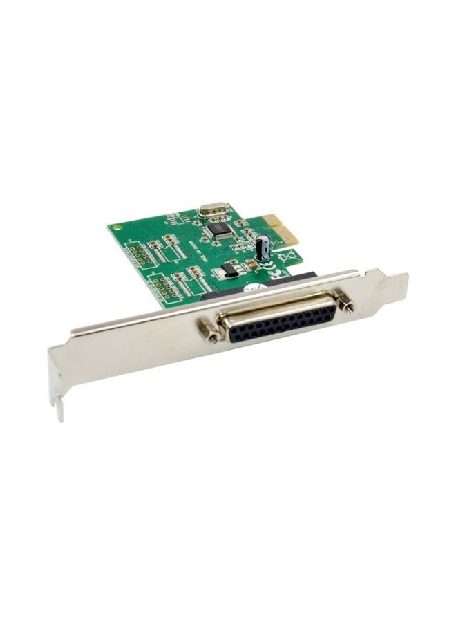 ST38 Parallel Printer Port (LPT1) DB25 PCI Express Controller Card