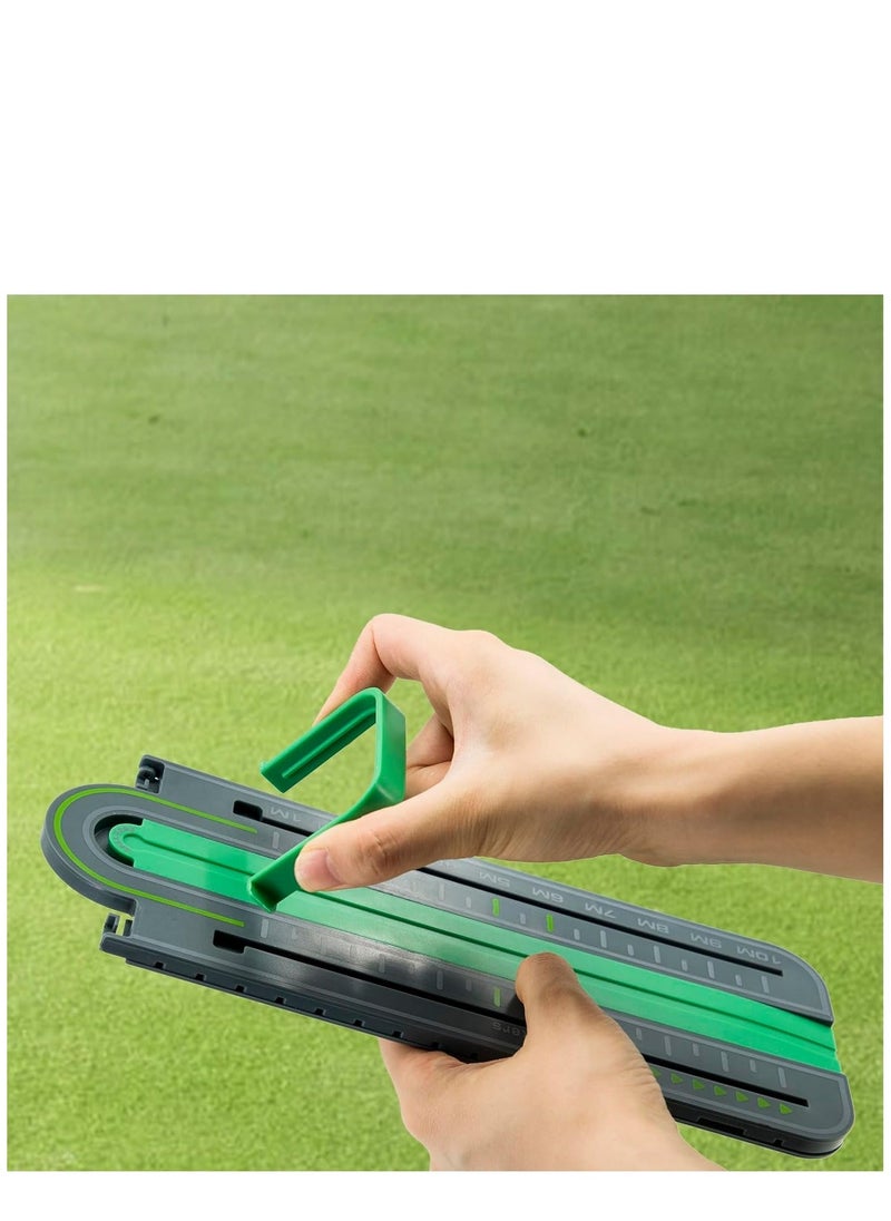 Golf Precision Distance Putting Drill - Putting Gate Practice Tool, Golf Training Putters, Putting Mirror, Putting Mat, Trainer Aid for Putting Green, Alignment Rail Precision Distance Control