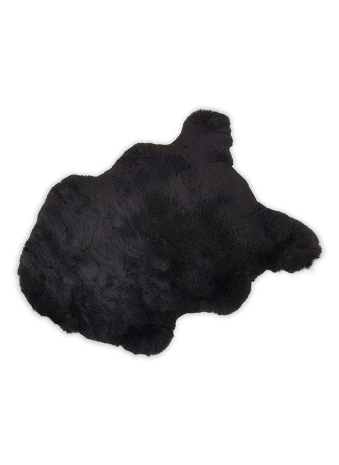 Rabbit Fur Mat, Stone - 60X90 Cm