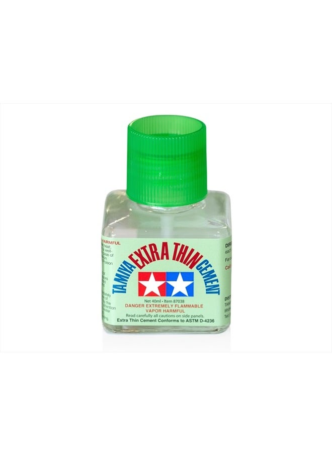 Tamiya 87038 Extra Thin Cement Glue Fine Tip 40ml