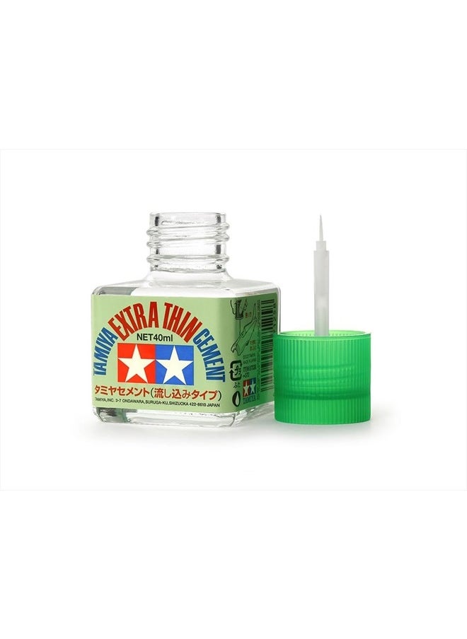 Tamiya 87038 Extra Thin Cement Glue Fine Tip 40ml
