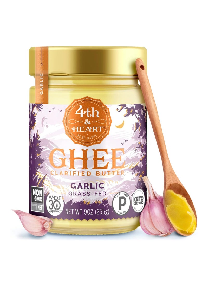 4Th & Heart Ghee Butter California Garlic 9 Oz