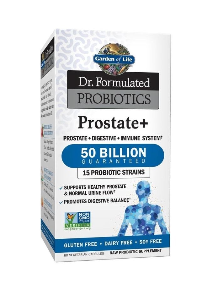 Dr. Formulated Probiotics Prostate+ 50 Billion 15s - 60 Vegetarian Capsules