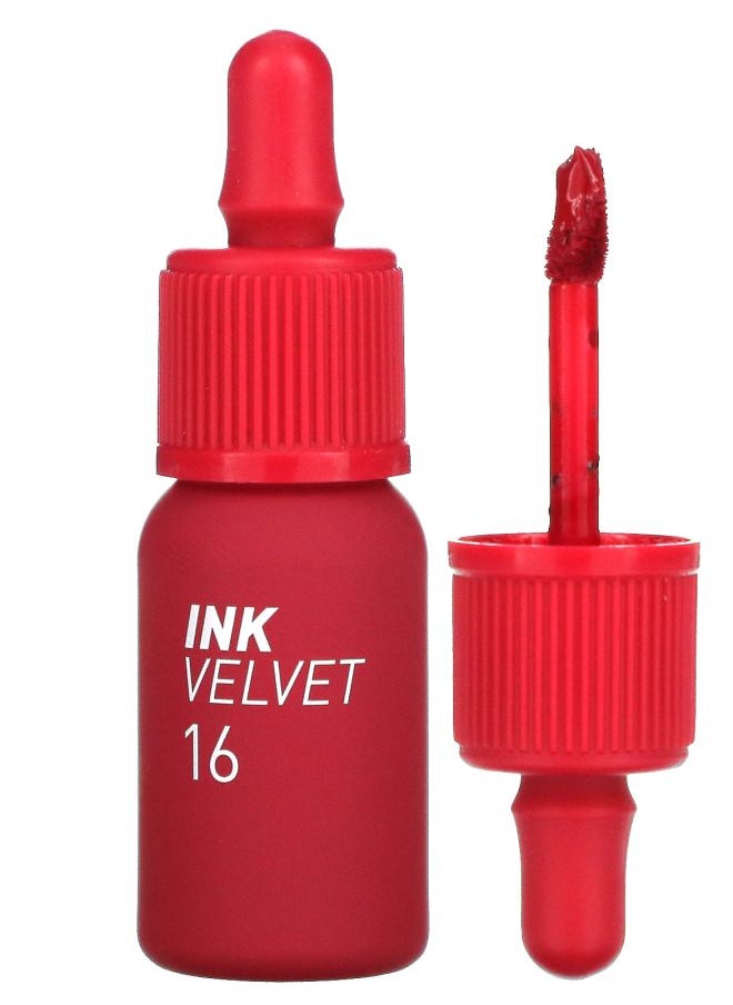 Ink Velvet Lip Tint 16 Heart Fuchsia Pink 0.14 oz (4 g)