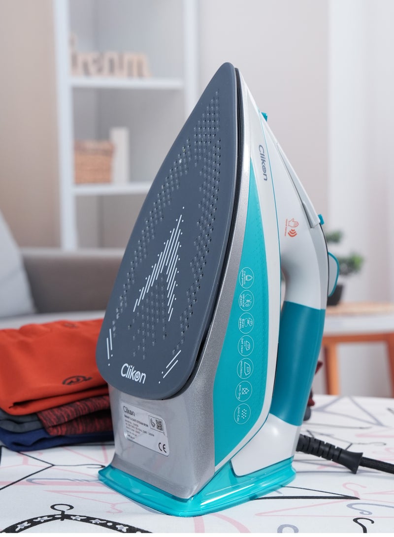 Smart Iron – Hand Sensing Technology for Enhanced Ironing Efficiency 500 ml 2200 W CK4136 Light Green