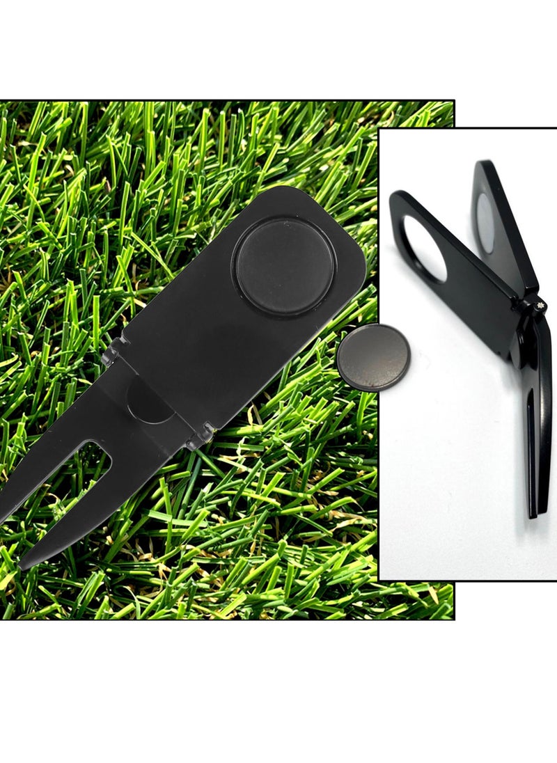 Magnetic Golf Cart Holder, Multipurpose Golf Accessories Portable Holder for Golf Carts,  Stand Holder for Golf Carts, Boats, Motorbikes, Golf Accessory Tool, Divot Tool