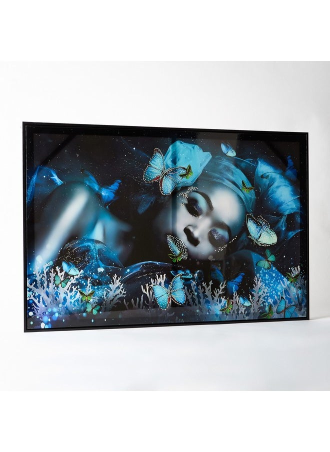 Ersel Girl Framed Picture with High Gloss Surface 60 x 90 x 2.8 cm