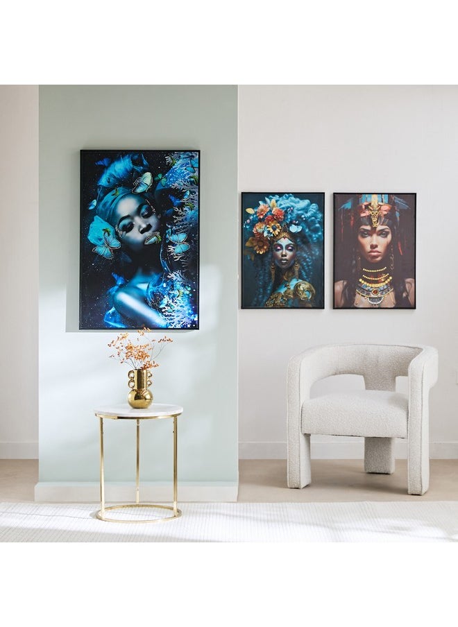 Ersel Girl Framed Picture with High Gloss Surface 60 x 90 x 2.8 cm