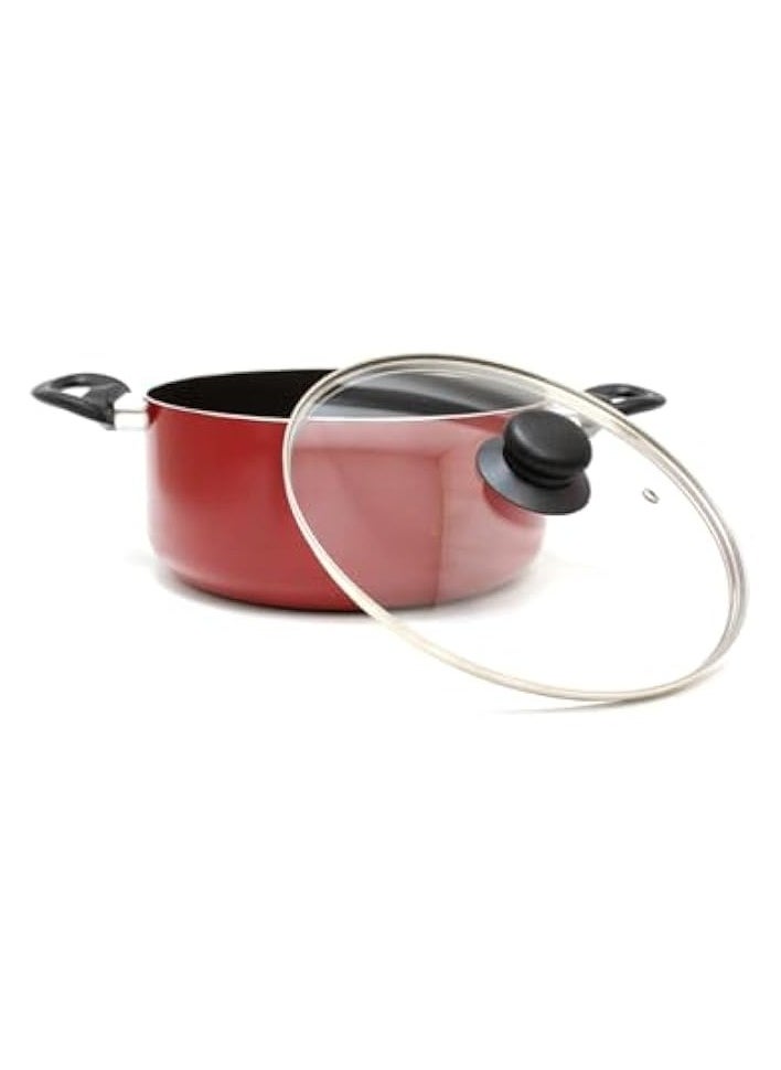 NON STICK COOKING POT ECO WITH LID (28 CM)