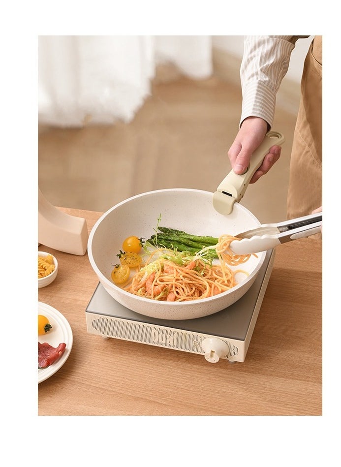 Wok And Cookware Set - 5-Piece Non-Stick Kitchen Pot Set. The Pots Are Non-Stick And Come With Detachable Handles. They Are SuitableFor Various Stoves Including Gas Stoves, Induction Cookers, Electric Ceramic Stoves, Etc. (The Pot Body Can Be Placed In The Oven.)