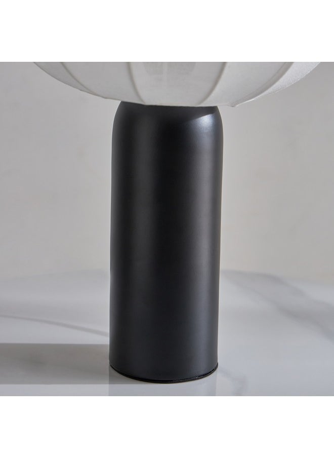 Collett Metal Table Lamp with Fabric Shade 25 x 25 x 37.5 cm