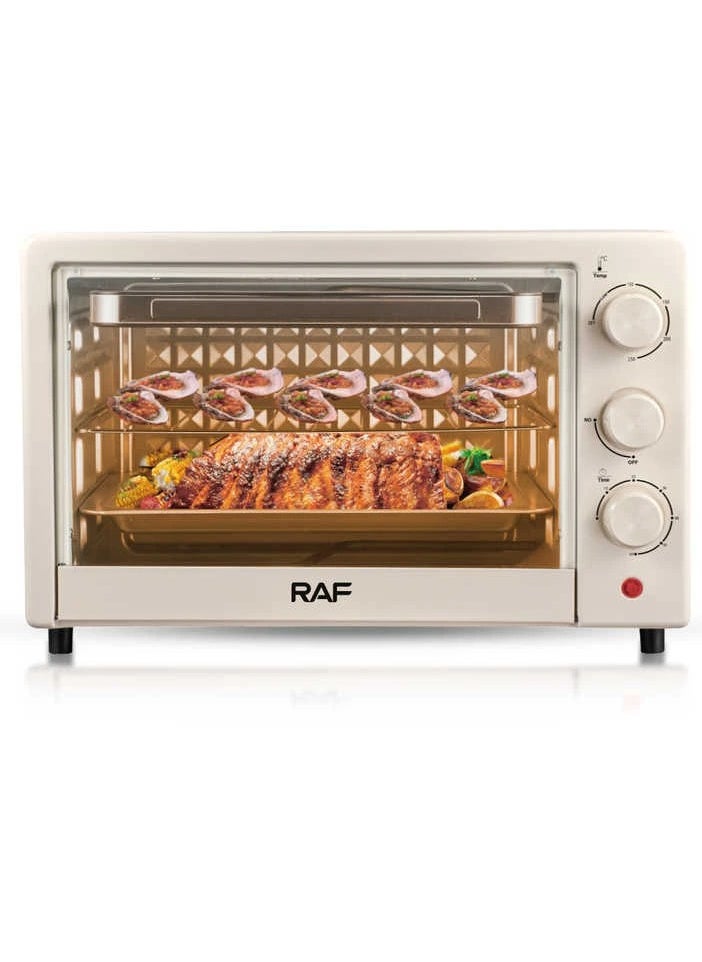 7.0L Mini Electric Oven, Multifunctional Baking Oven for Pizza, Cake, Roast, Steak, Chicken, Bread, Tart