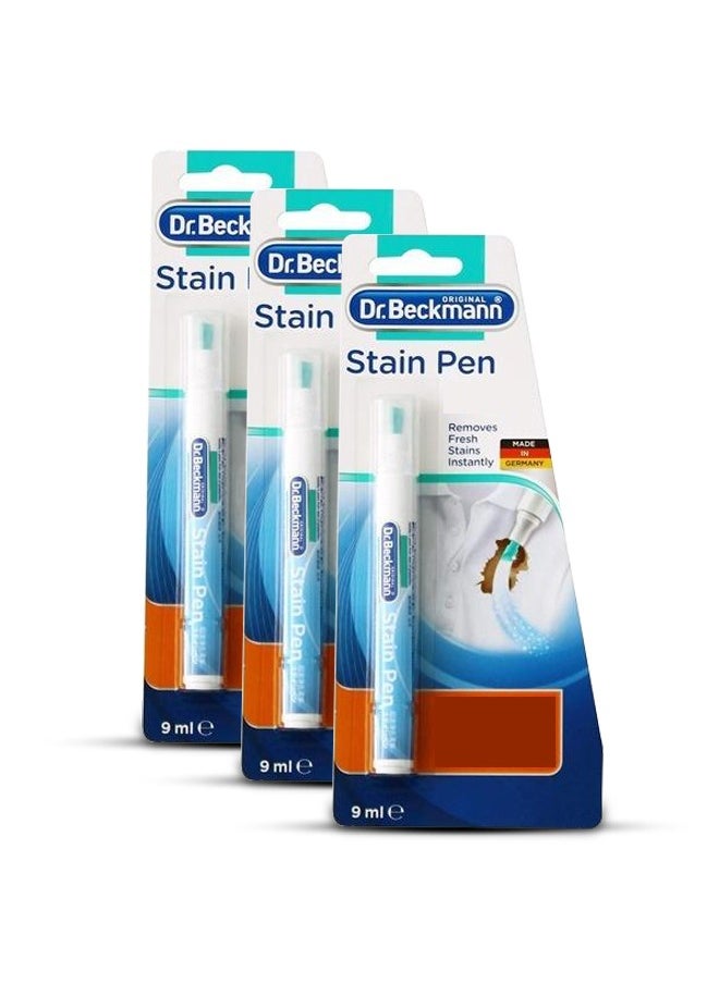 Fabric Stain Remover Pen 3x9ml
