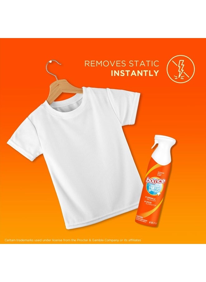 Anti Static Spray, 3 in 1 Instant Anti Static Spray & Instant Wrinkle Release, Odor Eliminator and Fabric Refresher Spray (9.7 Fl Oz, Pack of 1)