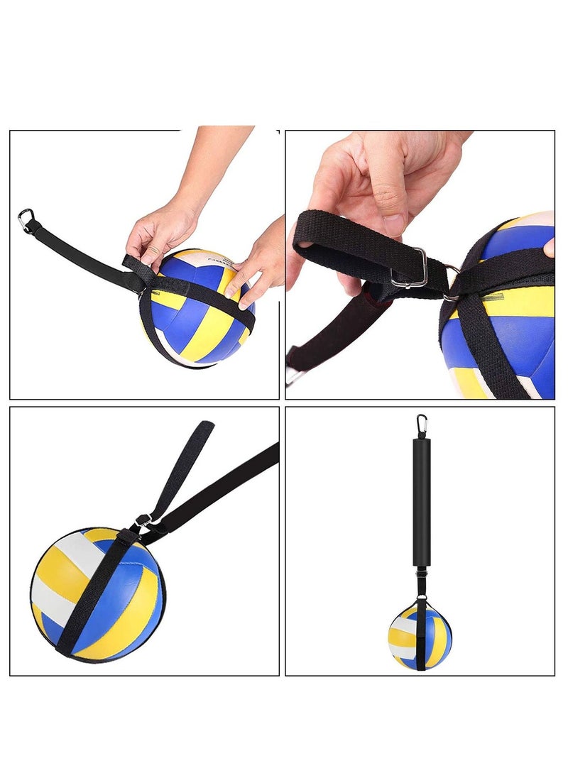 Volleyball Hoop Spike Trainer, Basketball Hoop Training System, Volleyball Equipment Training Aid Improves Serving, Jumping, Arm Swing Mechanics and Spiking Power, perfect for Beginners Practicing