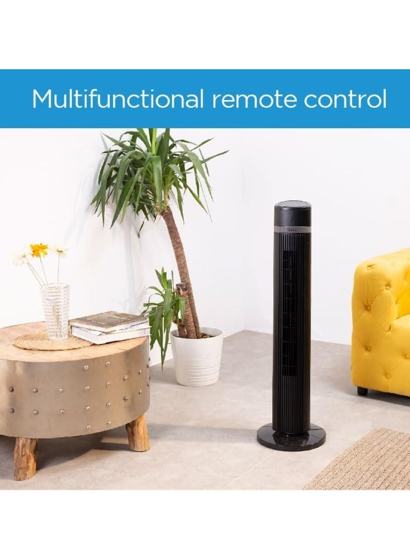 Tower Fan With Multifunction Remote Control 45 W FZ1018TRB Black