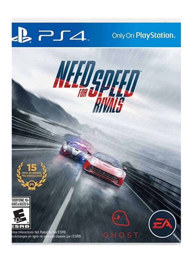 Need For Speed Rivals - Region 1 + WWE 2K19 - fighting - playstation_4_ps4