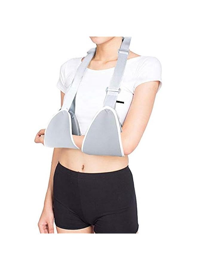 Arm Sling Shoulder Immobilizer Adjustable Children Adult Arm Sling Shoulder Support Brace Strap for Arm with Soft Comfortable Padded