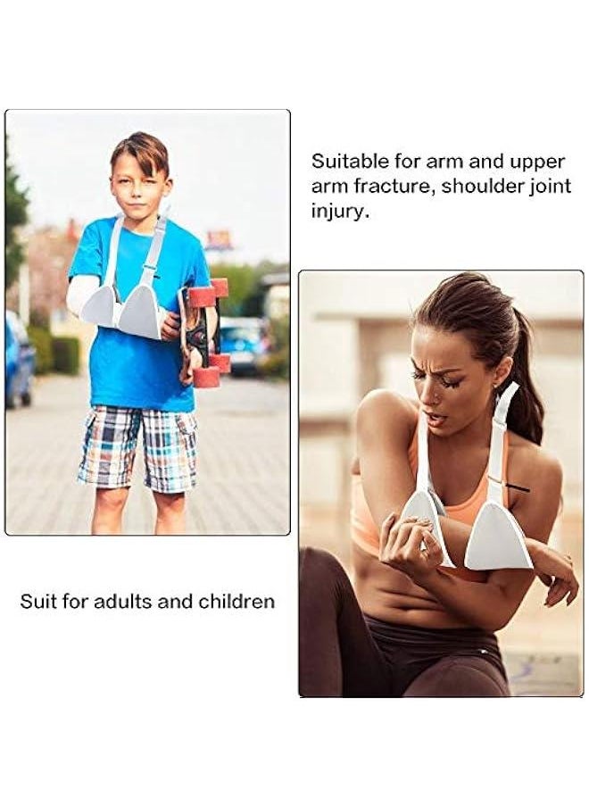 Arm Sling Shoulder Immobilizer Adjustable Children Adult Arm Sling Shoulder Support Brace Strap for Arm with Soft Comfortable Padded