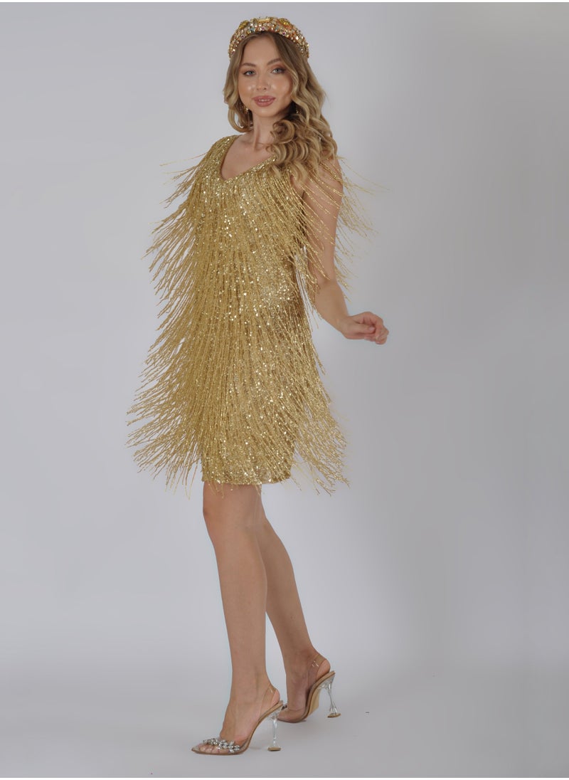 Glamour Fringe Dress