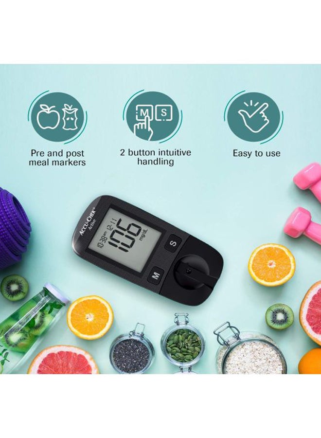 Active Blood Glucose Monitoring System With Test Strips