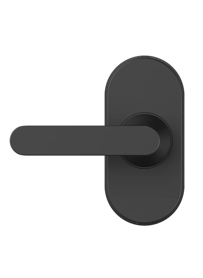 Smart Lock U300,Fingerprint Keyless Entry Door Lock with Handle, Matter Over Thread with Apple Home Keys,Touchscreen Keypad,Smart Lever Lock Supports Apple Home, Alexa,Google, IFTTT-Black