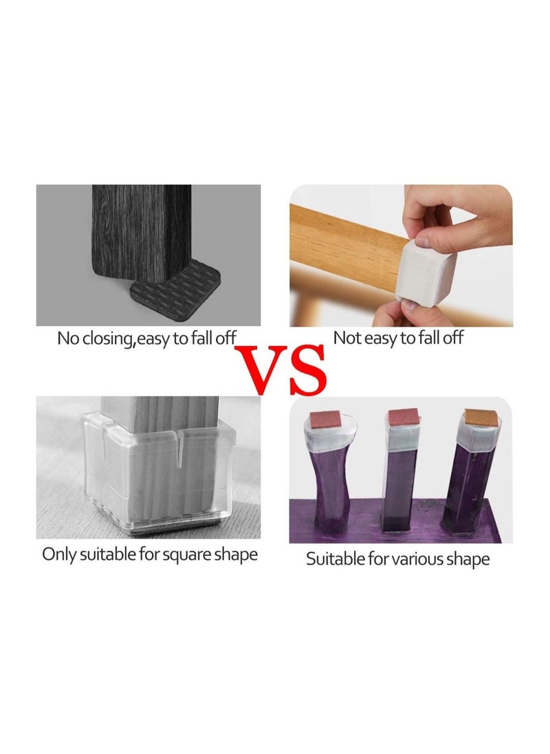 32 Pieces Silicone Chair Leg Protectors