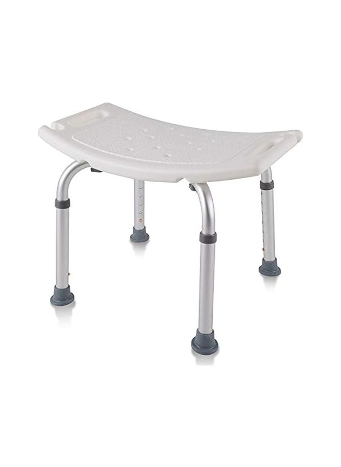 Shower Chair Stool Adjustable Nonslip Bathing Bench for Elderly & Disabled