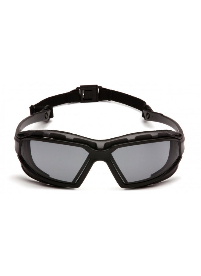 Pyramex Safety - SBG5020DT Highlander XP Eyewear, Black-Gray Frame/Gray Anti-Fog Lens