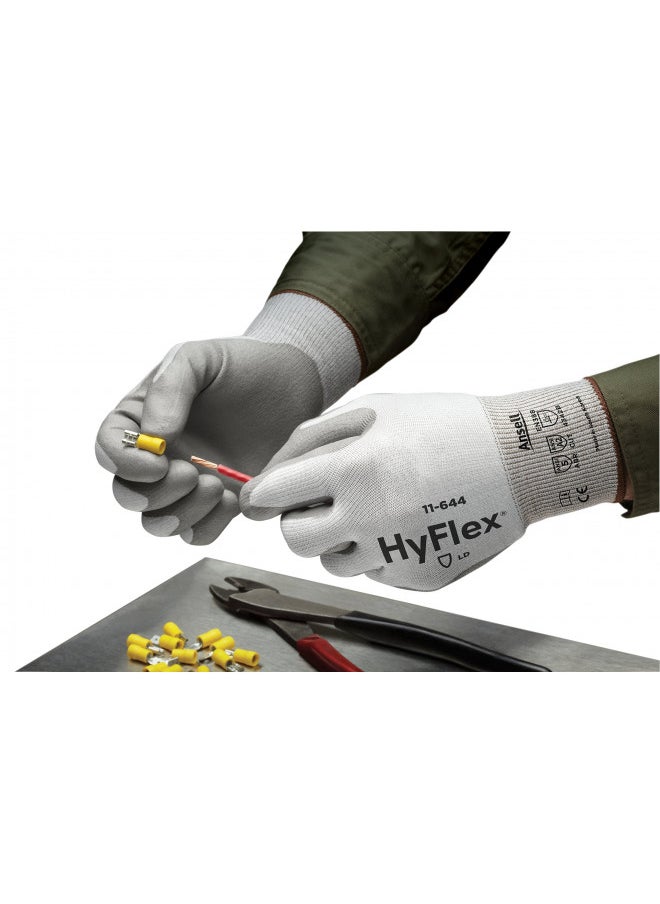 Ansell HyFlex 11-644 Work Gloves in PU with High Abrasion