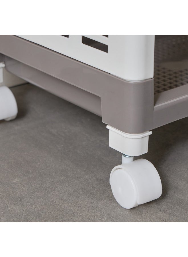 Easystore 4-Layer Storage Shelf with Wheels 46 x 82.5 x 29.5 cm
