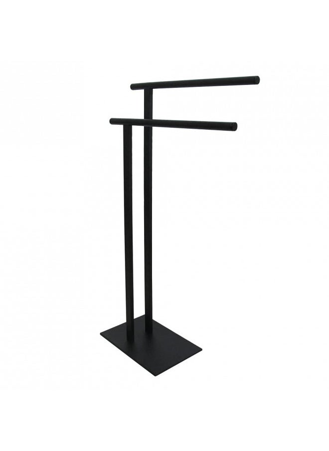 Kingston Brass SCC6030 Edenscape Freestanding Towel-Rack, Matte Black 32.44 x 17.81 x 7.88