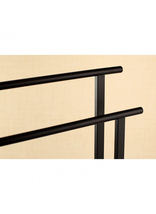 Kingston Brass SCC6030 Edenscape Freestanding Towel-Rack, Matte Black 32.44 x 17.81 x 7.88