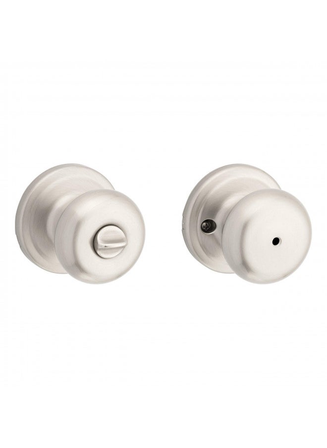 Kwikset 97300-829 Juno Privacy Knob, Pack of 1, Satin Nickel