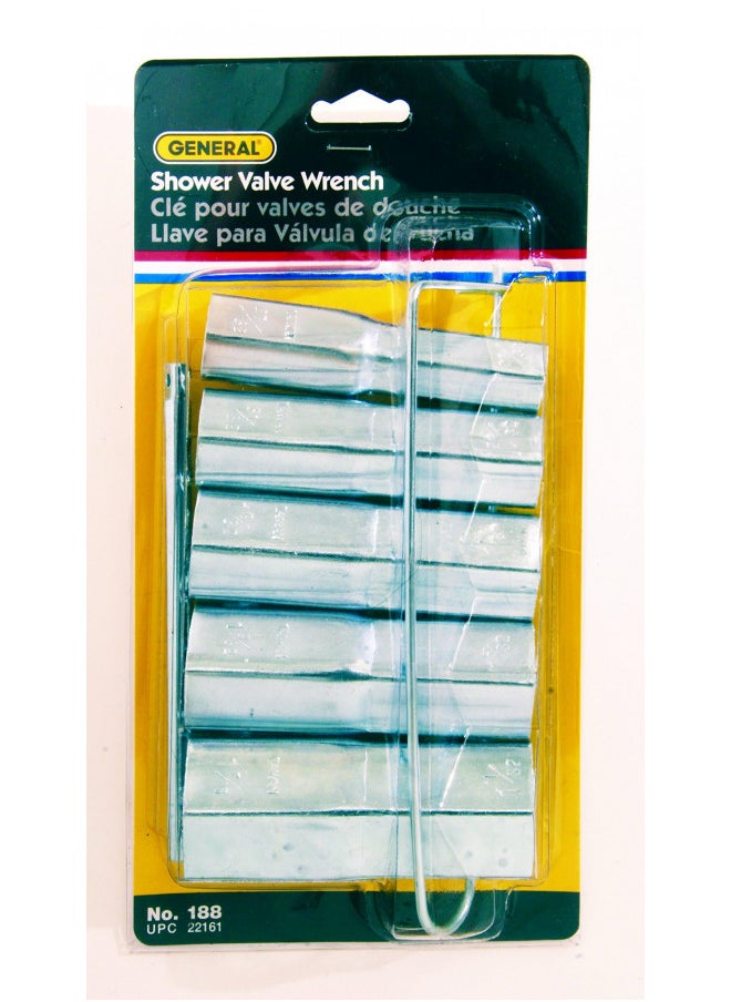 General Tools 188 Shower Valve Wrench Set, 5-Piece