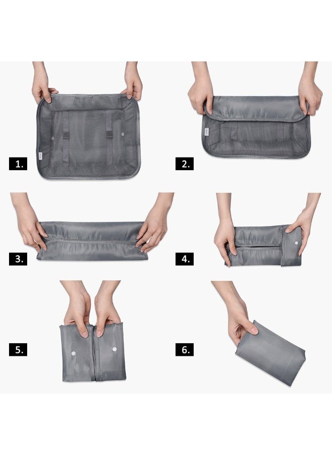 Packing Cubes 7 Pieces, Grey, One Size