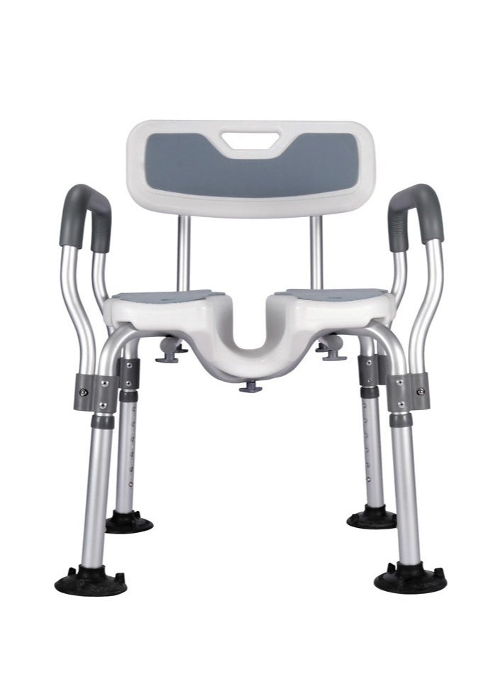 Professional Aluminum Shower Chairs For Disabled Non-Slip Bathtub Shower Chair Seat