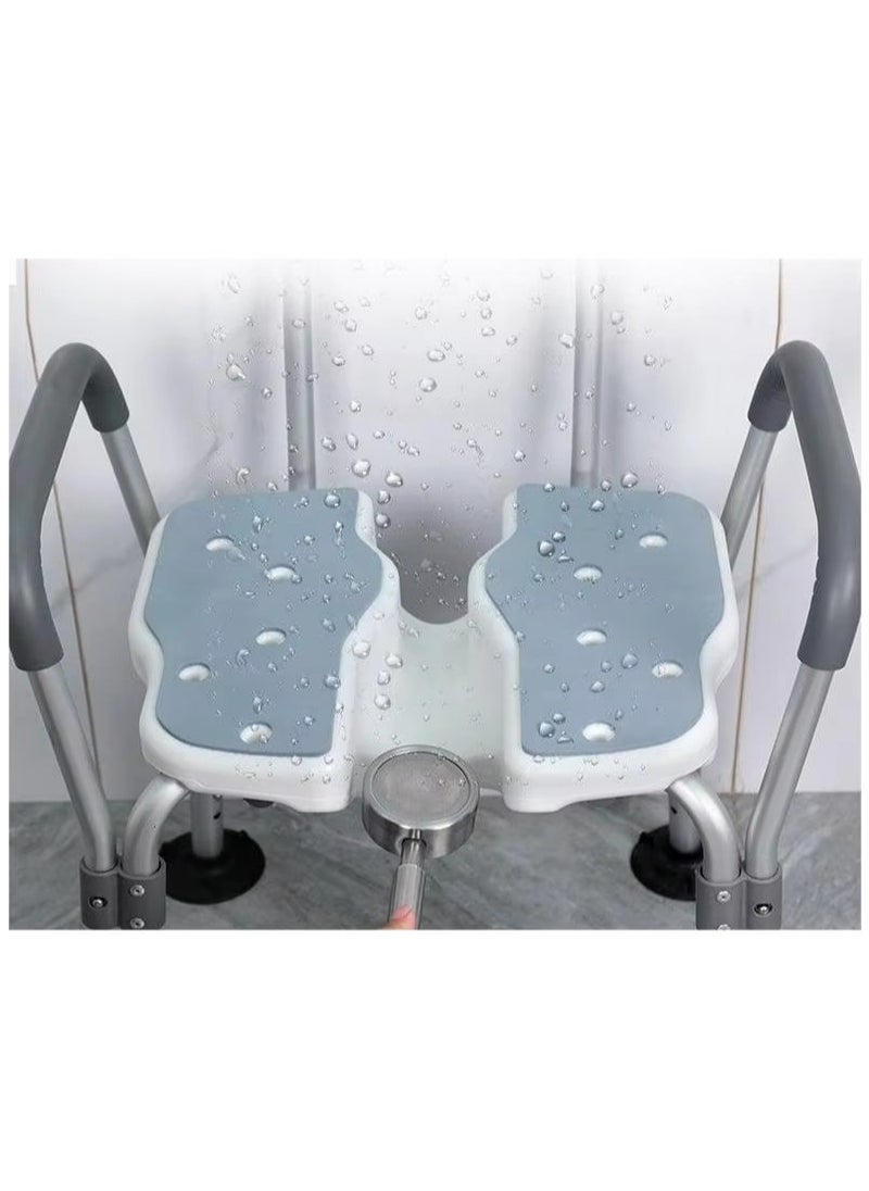 Professional Aluminum Shower Chairs For Disabled Non-Slip Bathtub Shower Chair Seat