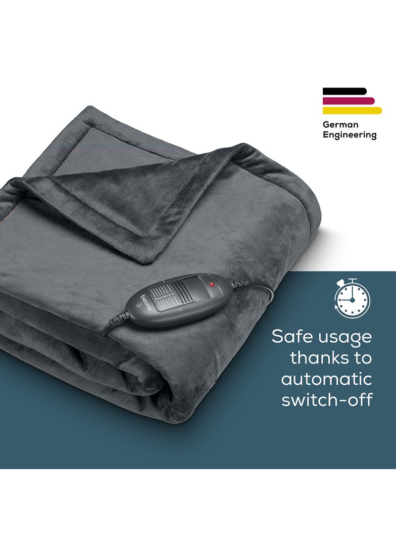 HD 74 Limited Edition Electric Heated Blanket Extra Soft & Breathable 6 Temperature Settings Fast Heating Auto Shut-Off