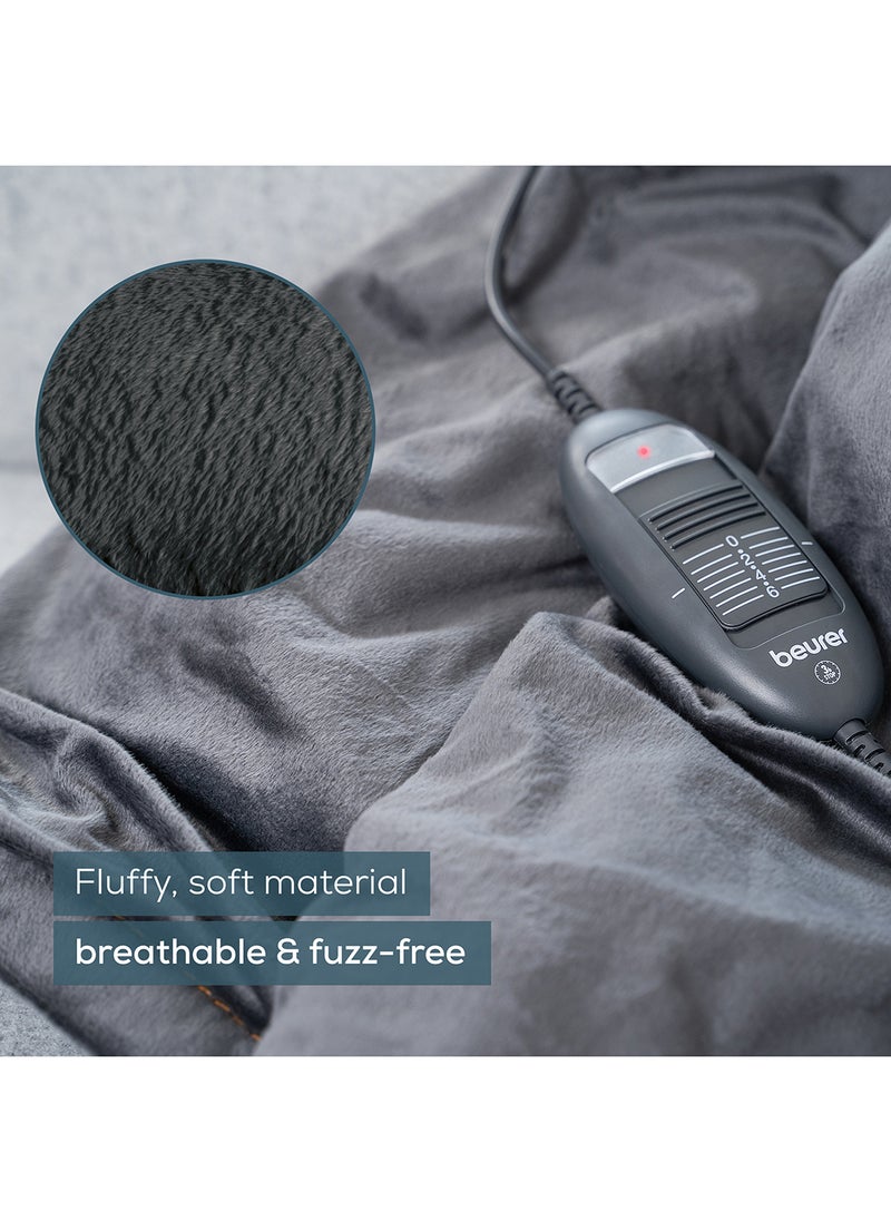 HD 74 Limited Edition Electric Heated Blanket Extra Soft & Breathable 6 Temperature Settings Fast Heating Auto Shut-Off