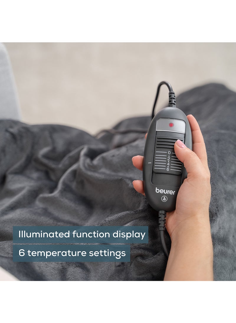HD 74 Limited Edition Electric Heated Blanket Extra Soft & Breathable 6 Temperature Settings Fast Heating Auto Shut-Off