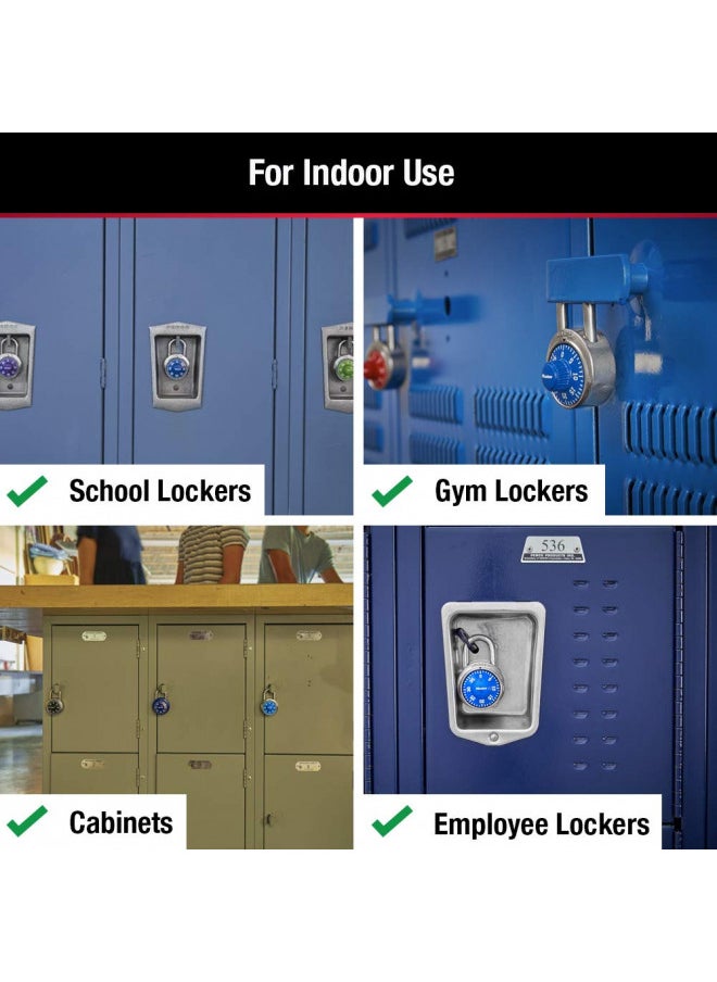 Combination Lock for Gym Lockers Master Lock Locker Combination Padlock, Pack, Blue The Ideal Combo Lock for School/Gym Locker Security