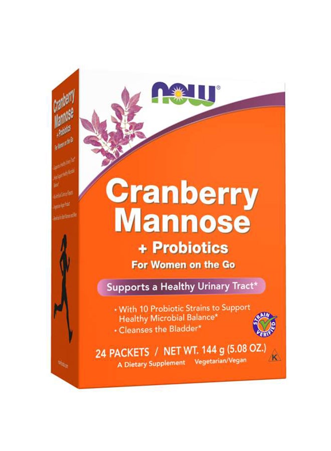 Pack of 24 Cranberry Mannose + Probiotics